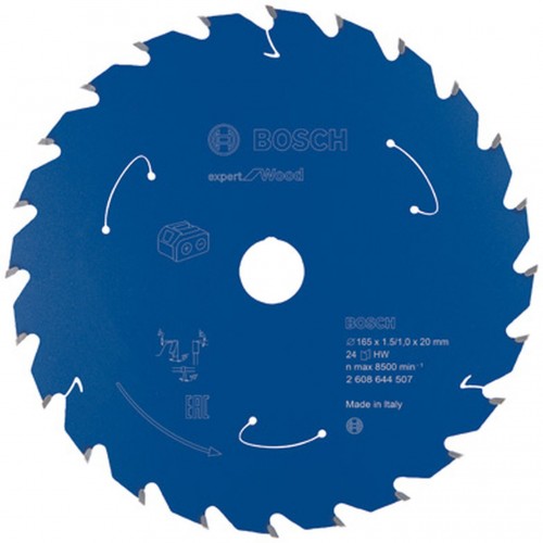BOSCH Pílový kotúč pre aku píly Expert for Wood 165x20x1,5/1x24T 2608644507