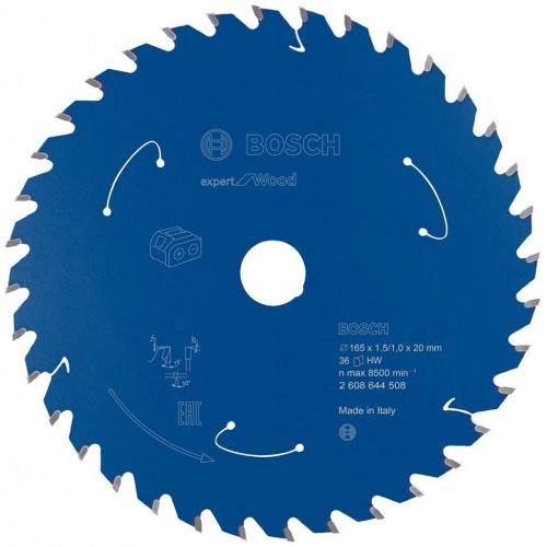 BOSCH Pílový kotúč Expert for Wood 165×1,5/1×20 T36 2608644508