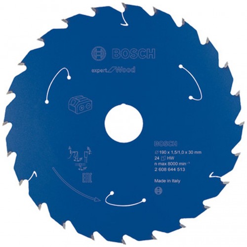 BOSCH Pílový kotúč pre aku píly Expert for Wood 190×1,5/1×30 T24 2608644513