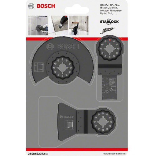 BOSCH 3 dielna sada multifunkčného prístroja 2608662342