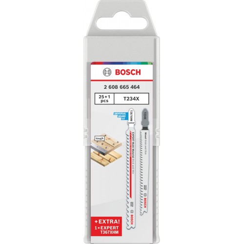 BOSCH Pílové listy do priamočiarej píly T234X a EXPERT T367XHM, 26 ks 2608665464 BOSCH Pílové listy do priamočiarej píly T234X a EXPERT T367XHM, 26 ks 2608665464