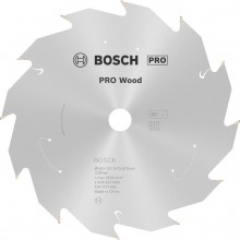 BOSCH Kotúč PRO Wood cordless na drevo 165x15,875x1,5/1,0x12T 2608837680