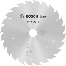 BOSCH Kotúč PRO Wood cordless 165x20x1,5/1,0x24T 2608837685