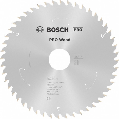 BOSCH Kotúč PRO Wood cordless 165x30x1,5/1,0x48T 2608837689