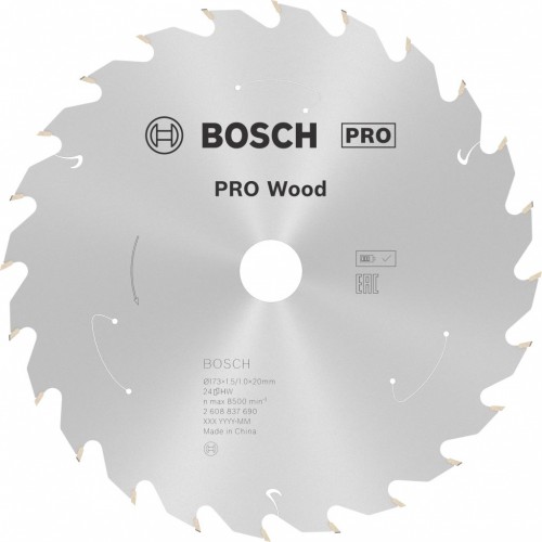 BOSCH Kotúč PRO Wood cordless 173x20x1,5/1,0x24T 2608837690