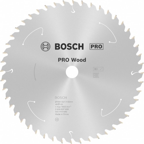BOSCH Kotúč PRO Wood cordless 184x16x1,6/1,1x48T 2608837699