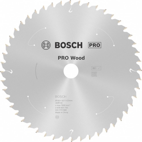 BOSCH Kotúč PRO Wood cordless na drevo 190x20x1,6/1,1x48T 2608837705