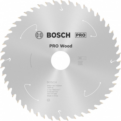 BOSCH Kotúč PRO Wood cordless 190x30/20x1,6/1,1x48T 2608837710