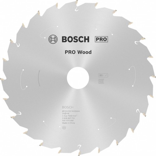 BOSCH Kotúč PRO Wood cordless na drevo 210x30x1,7/1,2x24T 2608837713
