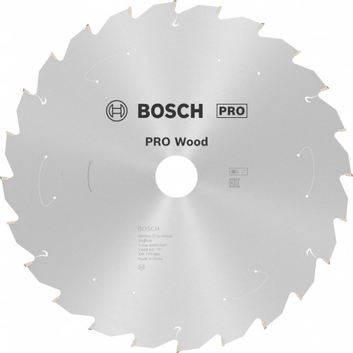 BOSCH Kotúč PRO Wood cordless na drevo 250x30x2,2/1,6x24T 2608837727