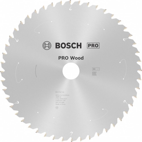 BOSCH Kotúč PRO Wood cordless na drevo 250x30x2,2/1,6x48T 2608837728