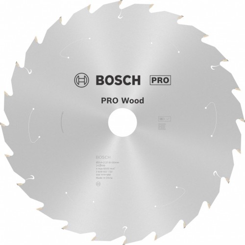 BOSCH Kotúč PRO Wood cordless na drevo 254x30x2,2/1,6x24T 2608837733