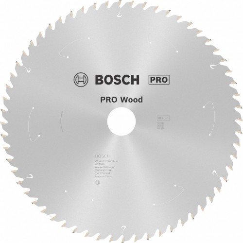 BOSCH Kotúč PRO Wood cordless na drevo 254x30x2,2/1,6x60T 2608837736