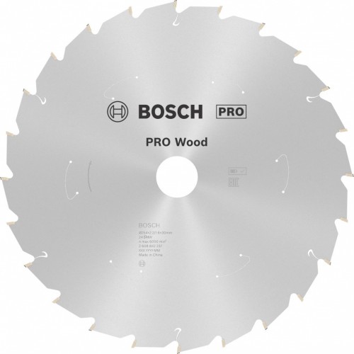 BOSCH Kotúč PRO Wood cordless na drevo 254X2.2/1.6X30X24T 2608842237