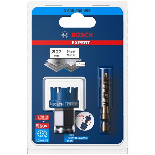 BOSCH Dierovka EXPERT Sheet Metal, 27 × 5 mm 2608900495