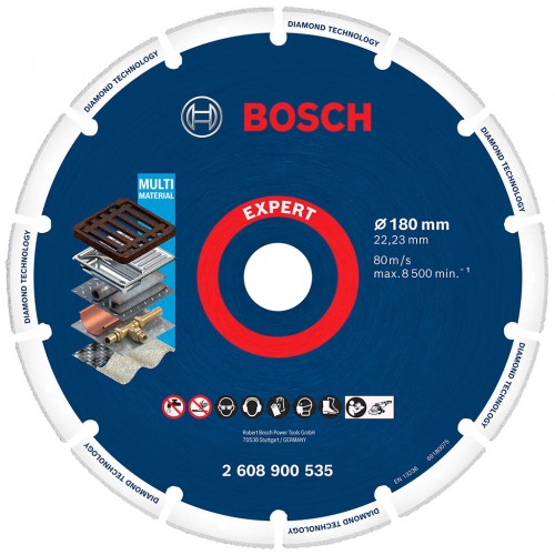 BOSCH Rezací kotúč EXPERT Diamond Metal Wheel, 180 x 22,23 mm 2608900535