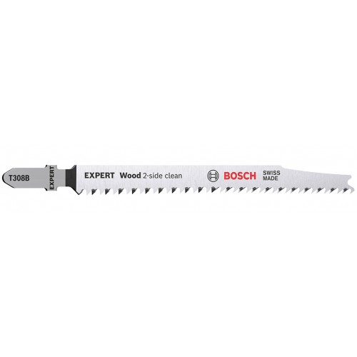 BOSCH List priamočiarej píly EXPERT ‘Wood 2-side clean’ T 308 B, 5 ks 2608900551
