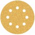BOSCH Brúsny papier EXPERT C470 s 8 otvormi, 115 mm, zrnitosť 40, 5 ks 2608900794