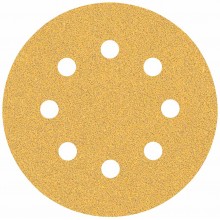 BOSCH Brúsny papier EXPERT C470 s 8 otvormi, 115 mm, zrnitosť 60, 5 ks 2608900795