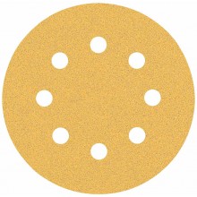 BOSCH Brúsny papier EXPERT C470 s 8 otvormi, 115 mm, zrnitosť 80, 5 ks 2608900796