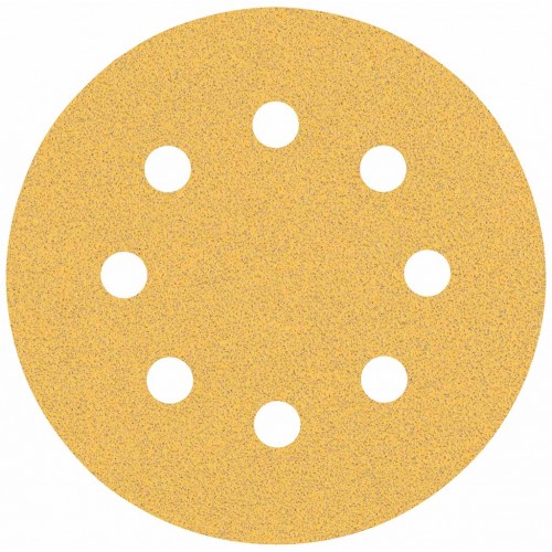 BOSCH Brúsny papier EXPERT C470 s 8 otvormi, 115 mm, zrnitosť 80, 5 ks 2608900796