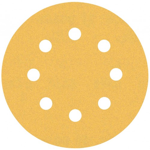 BOSCH Brúsny papier EXPERT C470 s 8 otvormi, 115 mm, zrnitosť 120, 5 ks 2608900797