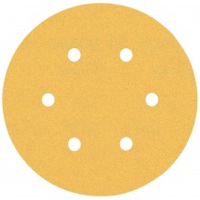 BOSCH Brúsny papier EXPERT C470 so 6 otvormi, 150 mm, zrnitosť 120, 5 ks 2608900817