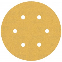 BOSCH Brúsny papier EXPERT C470 so 6 otvormi, 150 mm, zrnitosť 180, 5 ks 2608900818