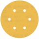 BOSCH Brúsny papier EXPERT C470 so 6 otvormi, 150 mm, zrnitosť 400, 5 ks 2608900821