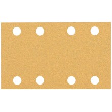 BOSCH Brúsny papier EXPERT C470 s 8 otvormi, 80 x 133 mm, zrnitosť 80, 10 ks 2608900879