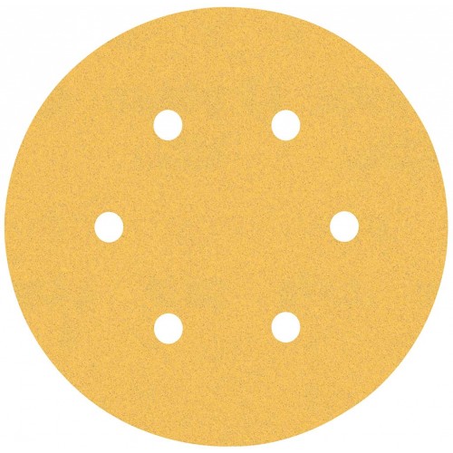 BOSCH Brúsny papier EXPERT C470 so 6 otvormi, 150 mm, zrnitosť 120, 50 ks 2608900921