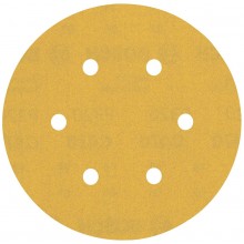 BOSCH Brúsny papier EXPERT C470 so 6 otvormi, 150 mm, zrnitosť 320, 50 ks 2608900924