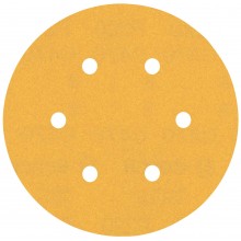 BOSCH Brúsny papier EXPERT C470 so 6 otvormi, 150 mm, zrnitosť 220, 50 ks 2608901123