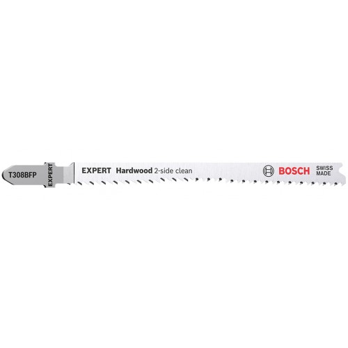 BOSCH Listy priamočiarej píly EXPERT ‘Hardwood 2-side clean’ T 308 BFP, 25 ks 2608901181