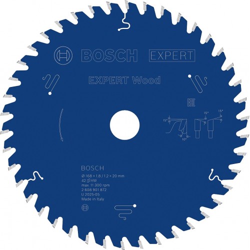 BOSCH Expert for Wood Pílový kotúč, 168 × 1,8/1,2 × 20 mm, T42 2608901872