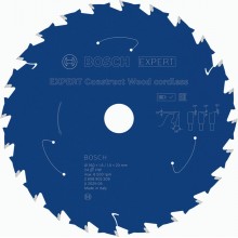 BOSCHPílový kotúč EXPERT Construct Wood cordless, 160 x 1,6/1 x 20 mm, T24 2608902209