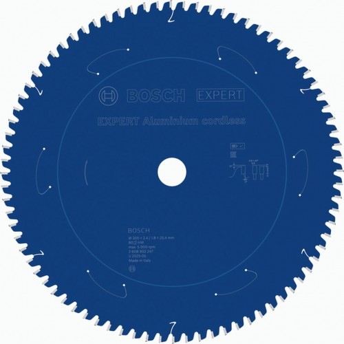 BOSCH Pílový kotúč EXPERT Aluminium cordless, 305 x 2,4/1,8 x 25,4 mm, T80 2608902247 BOSCH Pílový kotúč EXPERT Aluminium cordless, 305 x 2,4/1,8 x 25,4 mm, T80 2608902247