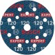 BOSCH Fóliový brúsny kotúč EXPERT O780, 125 mm, G120 2608902401