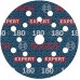 BOSCH Fóliový brúsny kotúč EXPERT O780, 125 mm, G180 2608902403