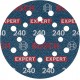 BOSCH Fóliový brúsny kotúč EXPERT O780, 125 mm, G240 2608902404