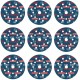 BOSCH Sada fóliových brúsnych kotúčov EXPERT O780 125 mm G80, G120 , G180, 9 ks 2608902407