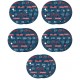 BOSCH Sada fóliových brúsnych kotúčov EXPERT O780,125 mm,G60/G80/G120/G180/G240 2608902429