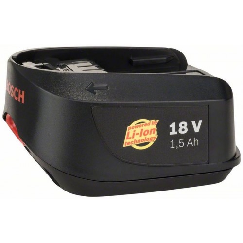 BOSCH Zásuvný akumulátor 18 V, 1,5 Ah, Li-Ion 2607336208
