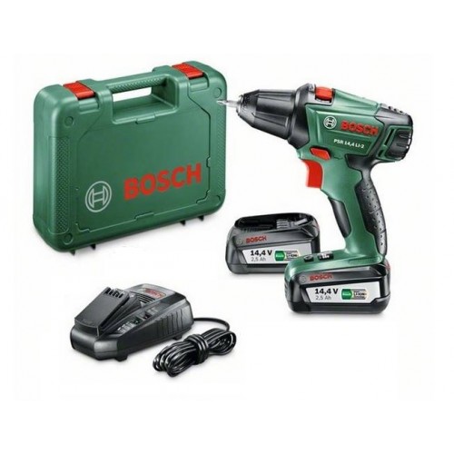 BOSCH PSR 14,4 LI-2 Compact - 2 aku 2,5 Ah Akumulátorový skrutkovač 060397340P