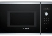 Bosch Serie 6 Zabudovateľná mikrovlnná rúra s grilom 59 × 38 cm, nerez BEL554MS0