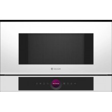 Bosch Séria 8 Zabudovateľná mikrovlnná rúra biela BFL7221W1