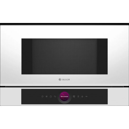Bosch Séria 8 Zabudovateľná mikrovlnná rúra biela BFL7221W1