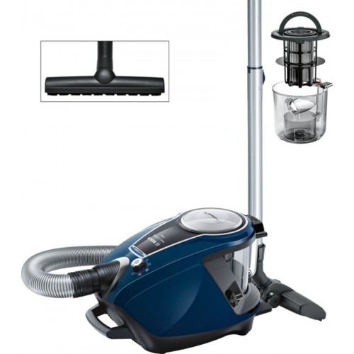 Bosch Séria 8 Bezvreckový vysávač ProSilence modrá BGS7RCL