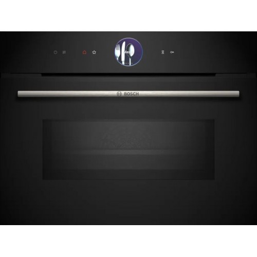 Bosch Séria 8 Kompaktná zabudovateľná rúra s mikrovlnami 60 x 45 cm čierna CMG7761B1 Bosch Séria 8 Kompaktná zabudovateľná rúra s mikrovlnami 60 x 45 cm čierna CMG7761B1
