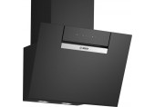 Bosch Séria 4 Nástenný odsávač pár 60 cm čierne sklo, čierna DWK67FN60
